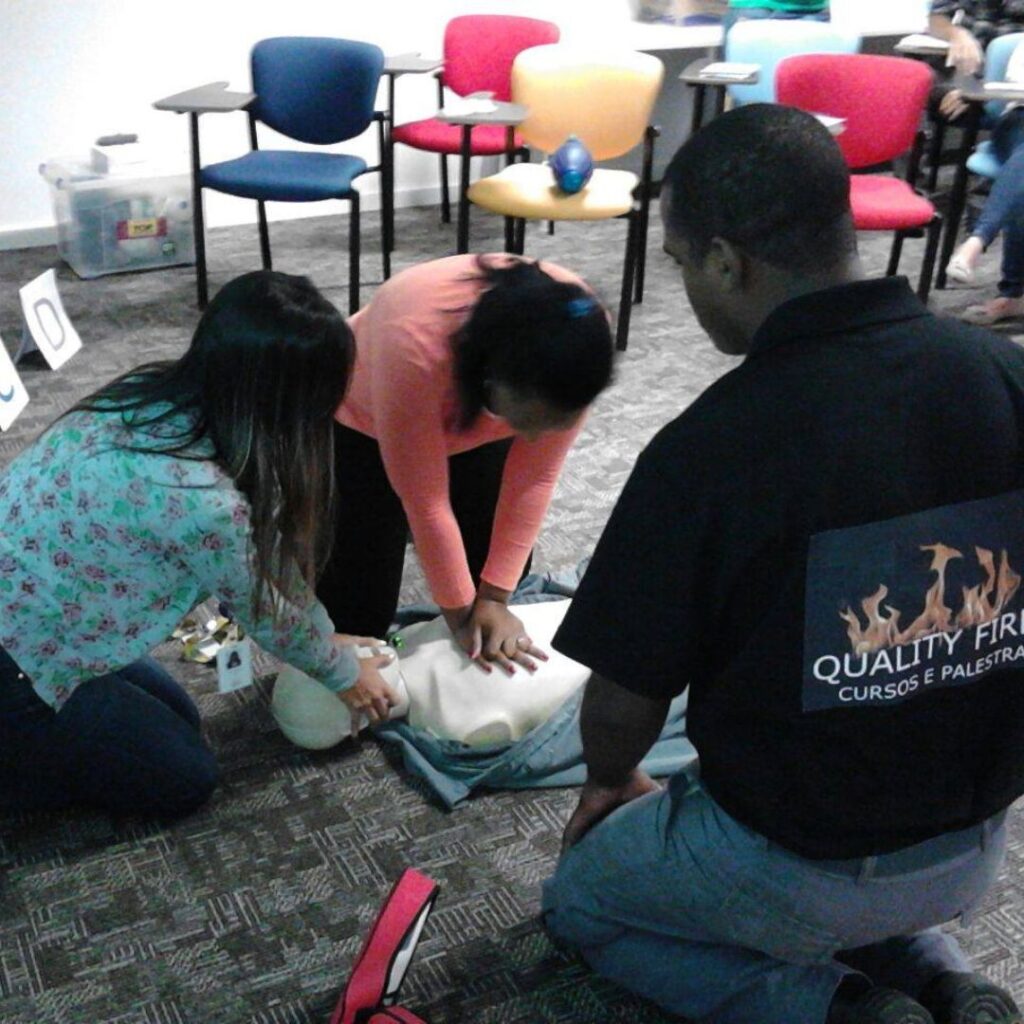 Curso de Primeiros Socorros in company — turmas Quality Fire