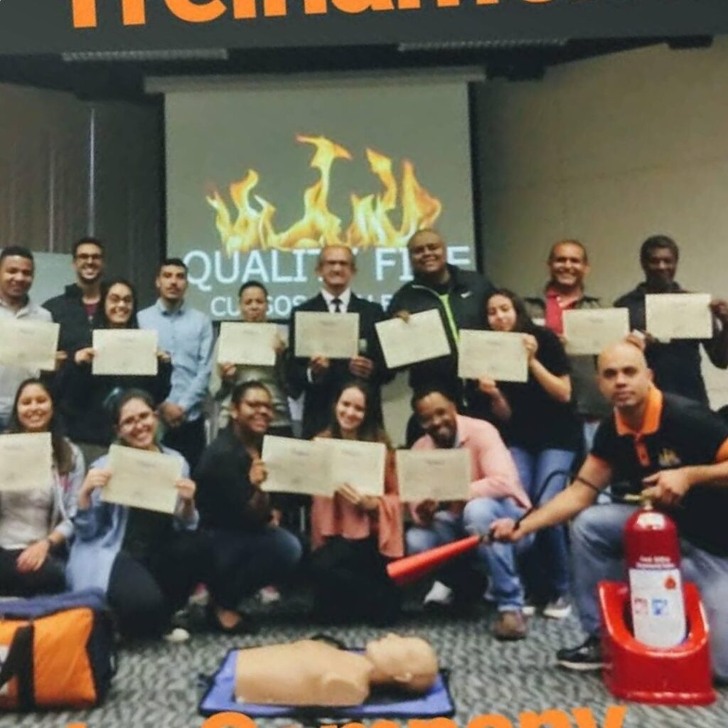 Curso de Primeiros Socorros in company — turmas Quality Fire